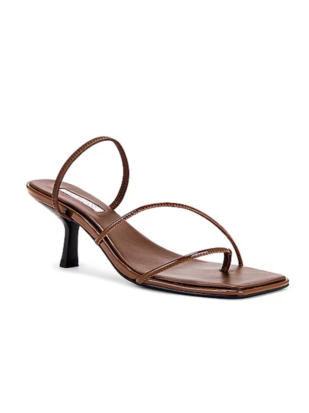 Tony Bianco Ruma Heels Mocha Brown Strappy kitten sandals shoes Revolve 9